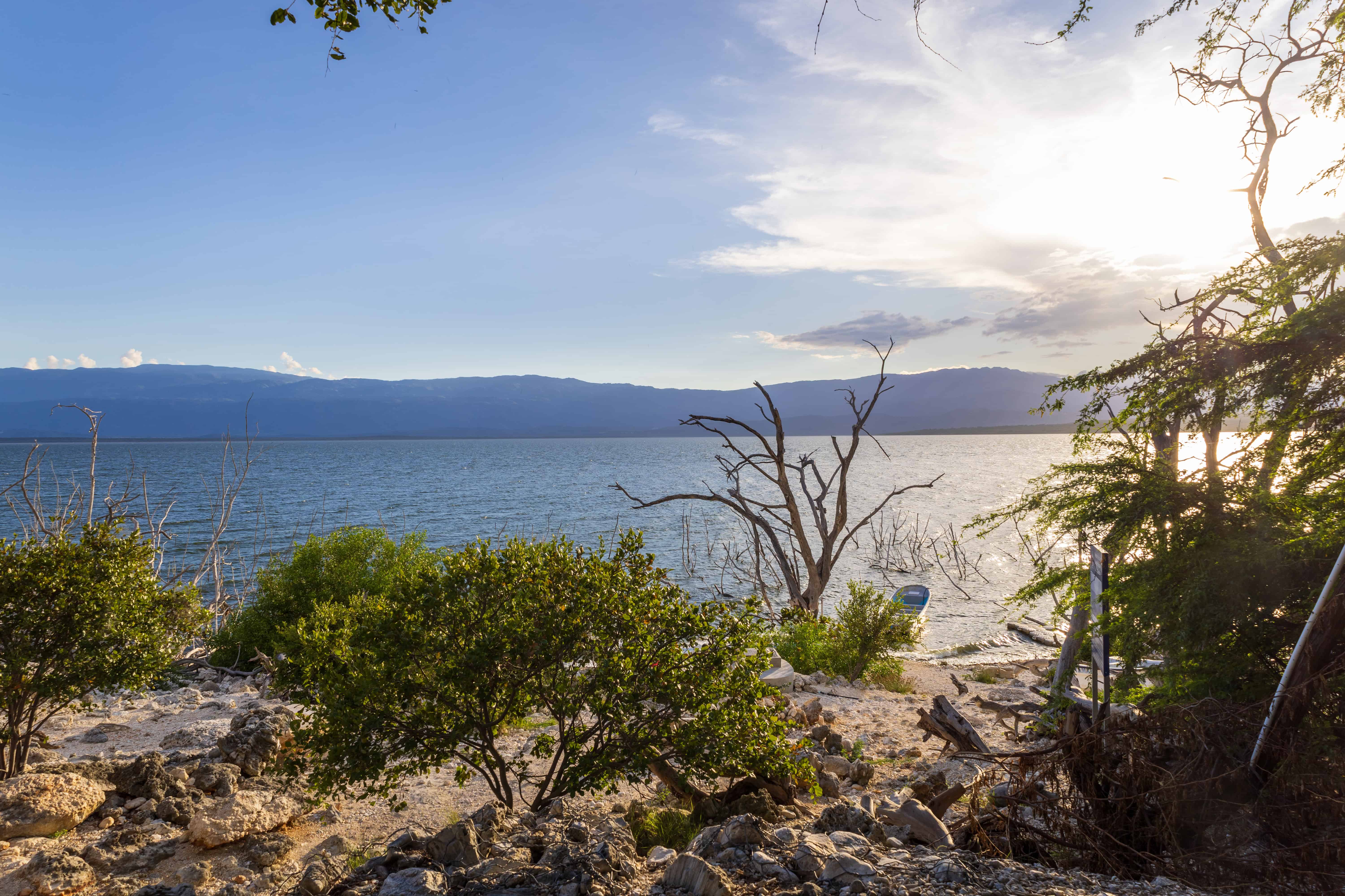 Zona norte del Parque Nacional Lago Enriquillo. 