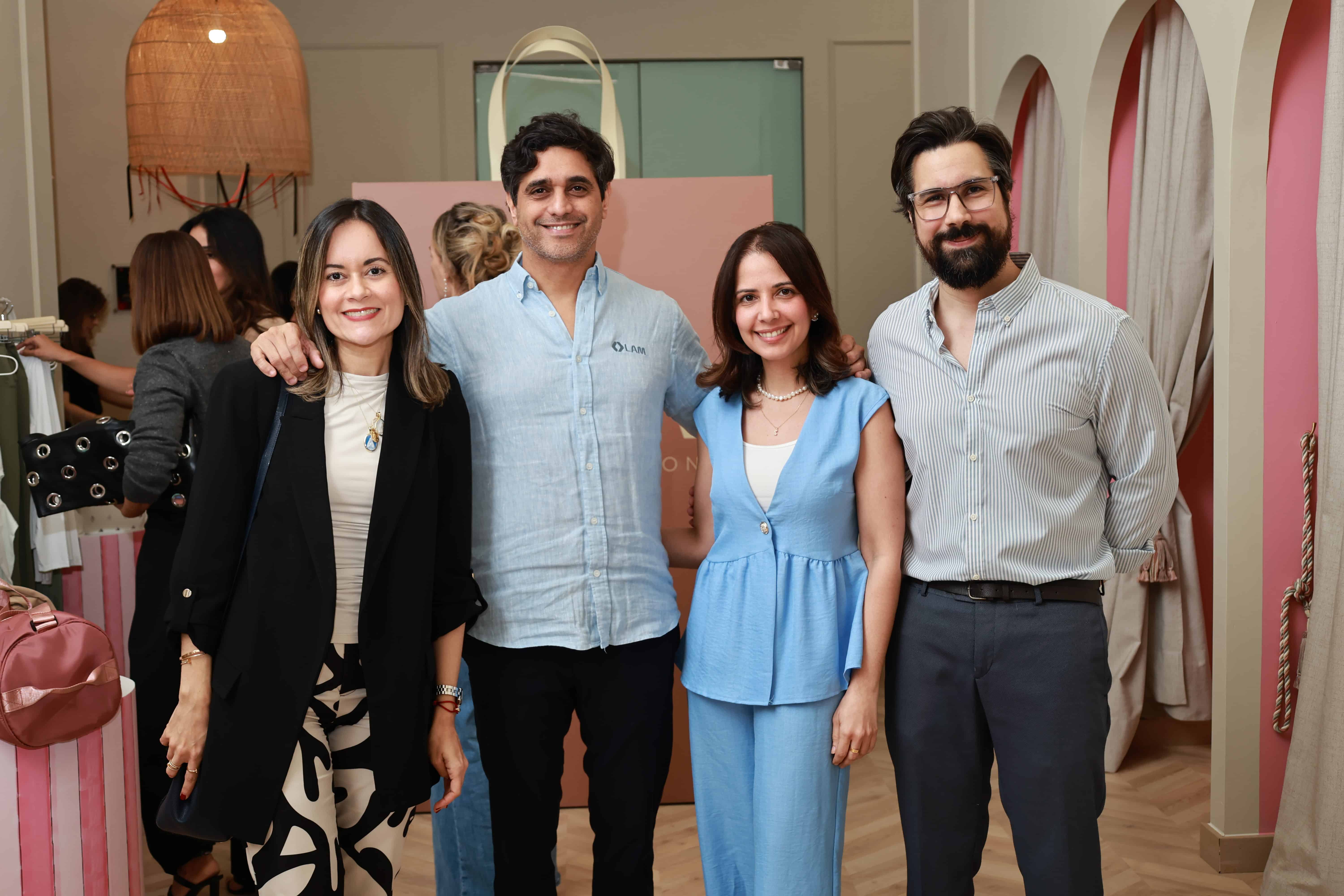 Mariel López, Gary Piña, Solange Duarte y Emil Fernández. 