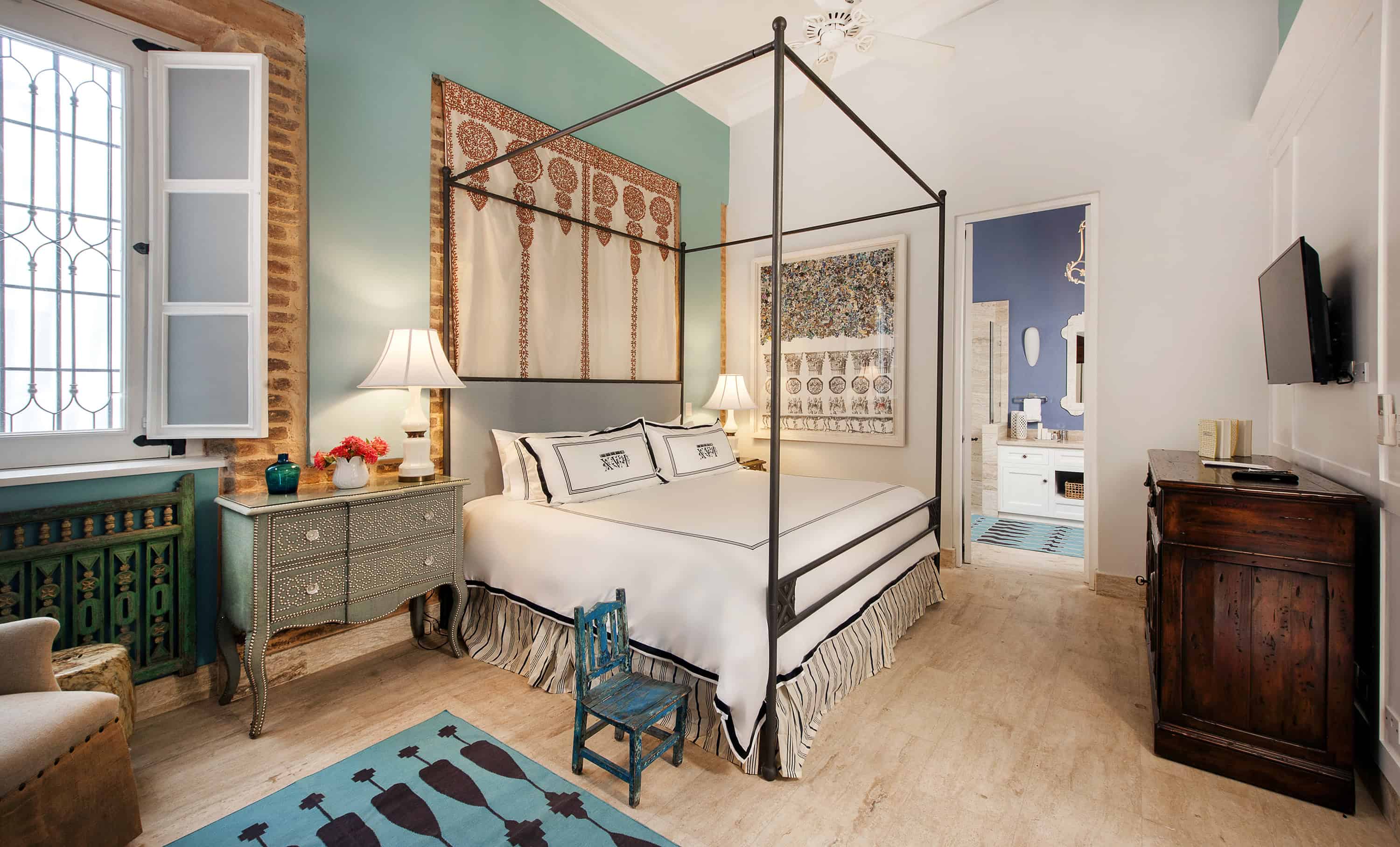 Casas del XVI Casa Macoris Bedroom Tapestry.