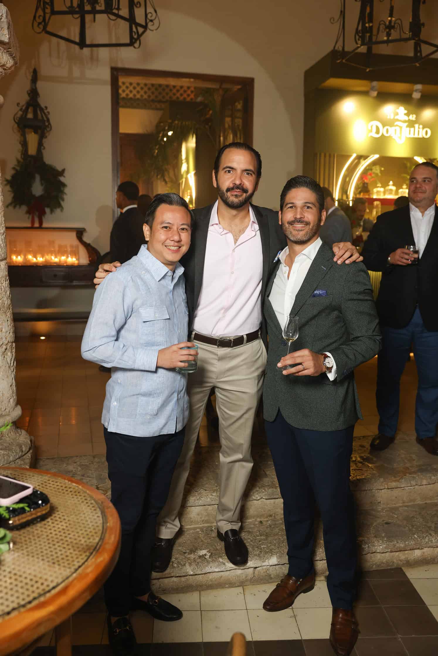 Erick Lin, Miguel Toirac y Leonardo Del Monte.