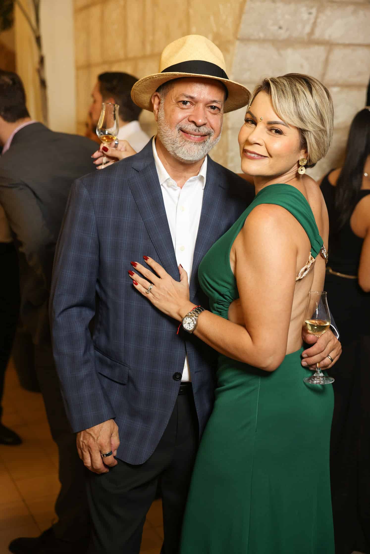 Ernesto Sánchez y Gina Tactuk.