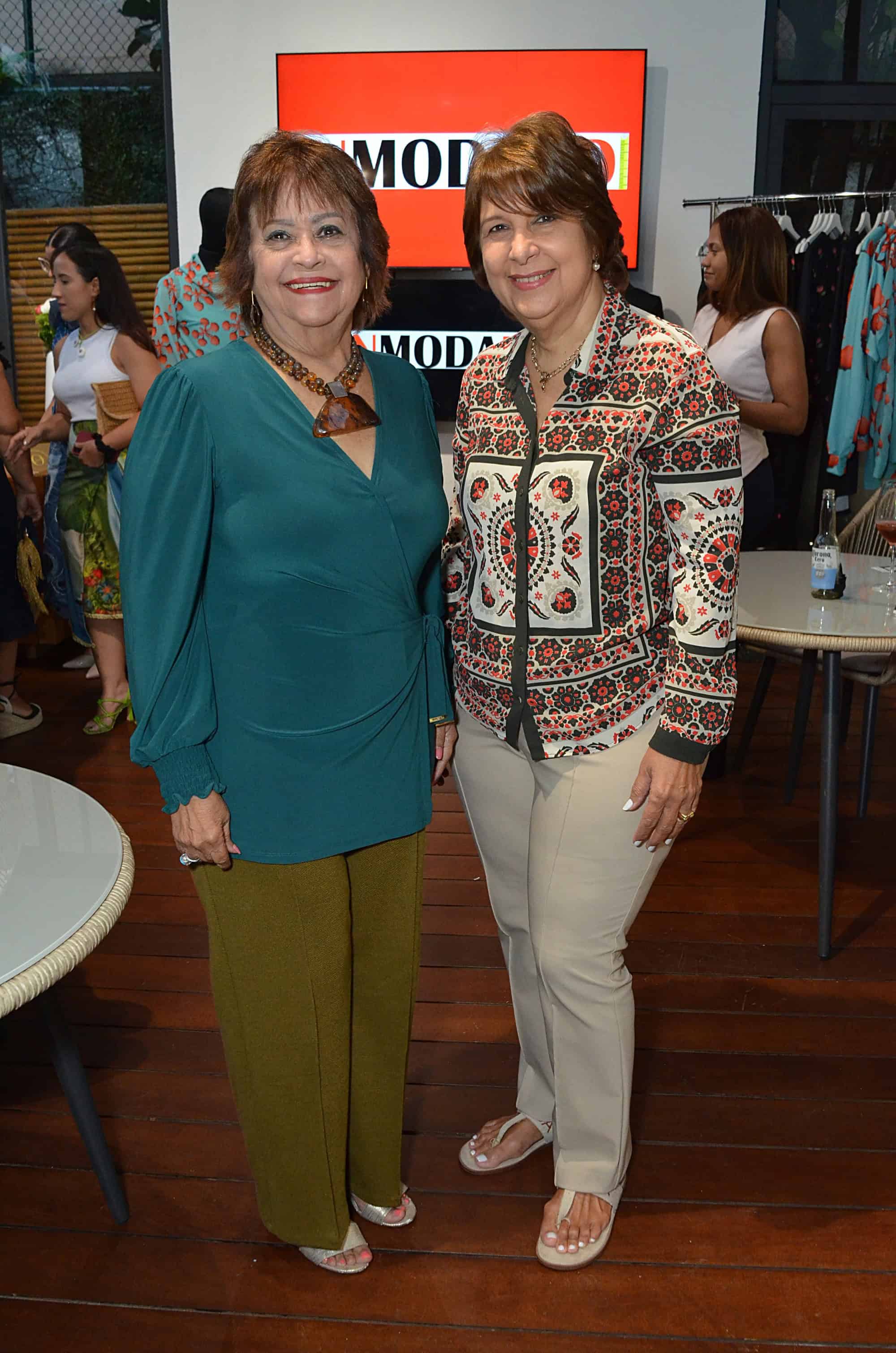 Verónica Sencin y Crisilda Paulino.
