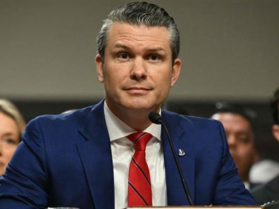 Rueda de prensa del secretario de Defensa de EE.UU., Pete Hegseth