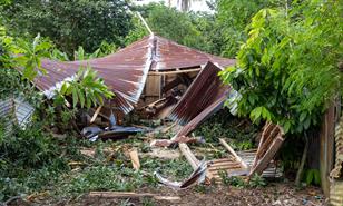 Demuelen decenas de viviendas en Mata Gorda, Villa Mella