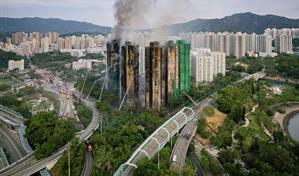 Hong Kong investiga a la constructora del incendio de Tai Po con al menos 94 fallecidos