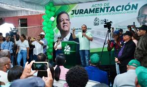 Radham&eacute;s Jim&eacute;nez califica caso Senasa como "genocidio"; juramenta nuevos dirigentes en la Fuerza del Pueblo