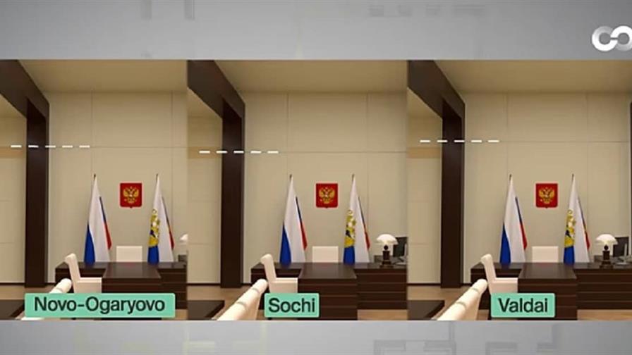 Detectan que Putin tiene oficinas casi idénticas a lo largo de Rusia