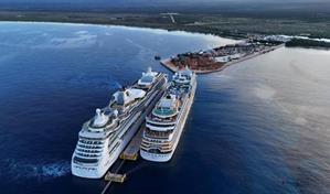 Presidente Abinader celebra llegada histórica de dos cruceros con 4,679 pasajeros a Pedernales