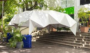 Jesús D´Alessandro crea una estructura portátil patentada para emergencias y eventos al aire libre