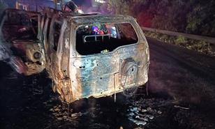 Oficial de la Policía Nacional muere calcinado tras choque en la autovía del Este