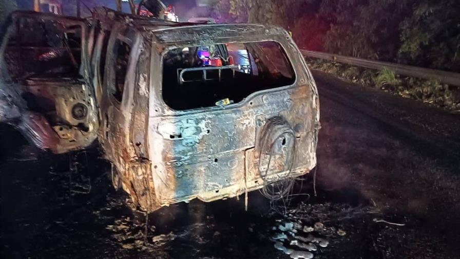 Oficial de la Policía Nacional muere calcinado tras choque en la autovía del Este