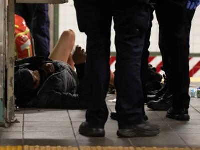 Hombre resulta gravemente quemado en metro de Nueva York