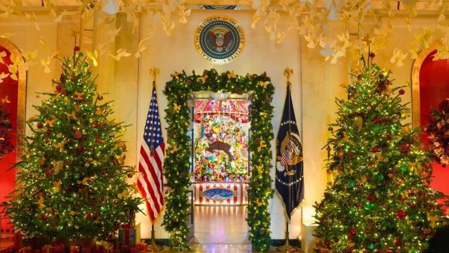 Los Trump celebran los 250 años de EE. UU. en su primera Navidad de regreso a la Casa Blanca Los Trump celebran los 250 años de EE. UU. en su primera Navidad de regreso a la Casa Blanca
