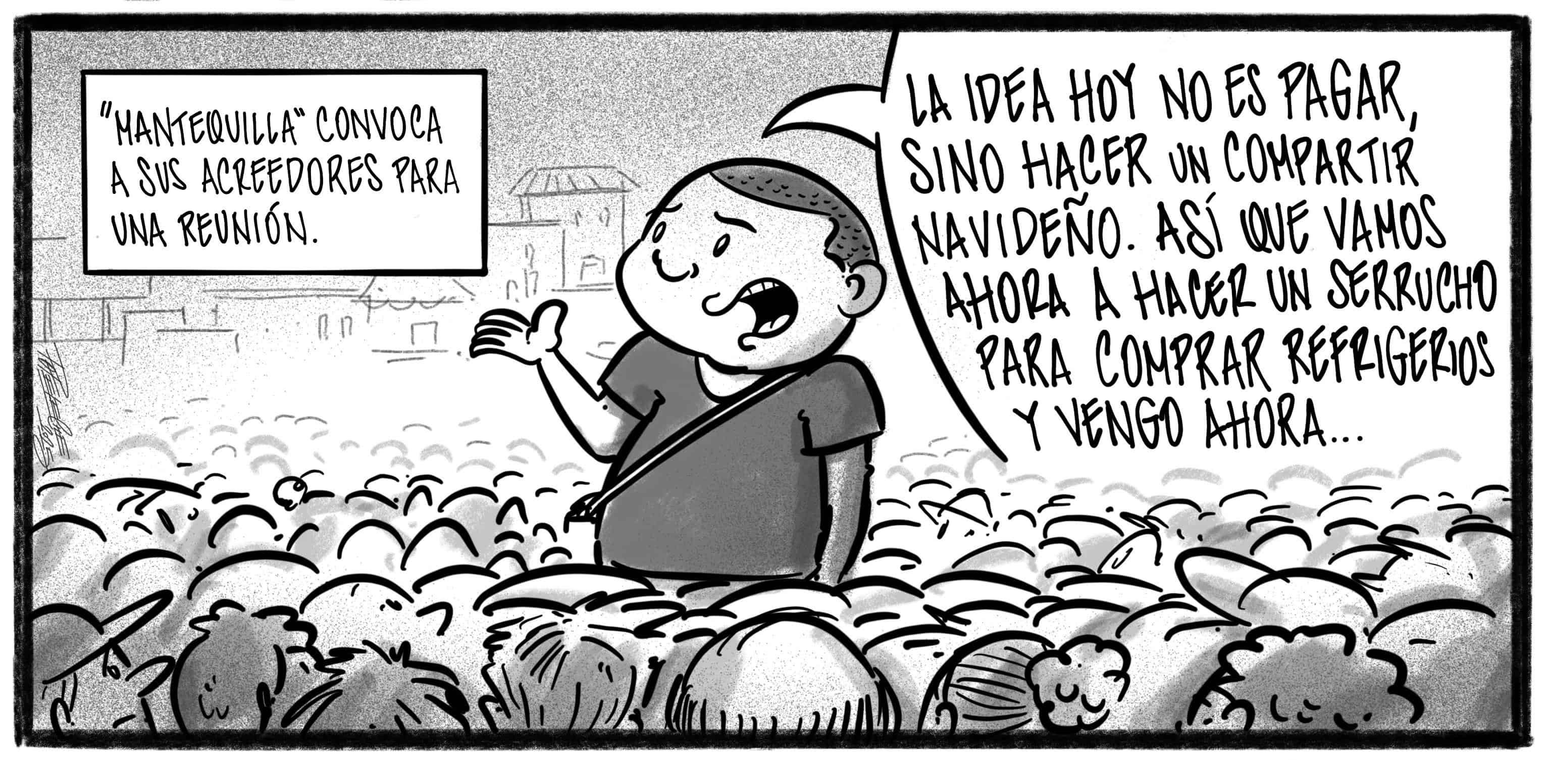 Caricatura de Noticiero Poteleche 3 diciembre 2025