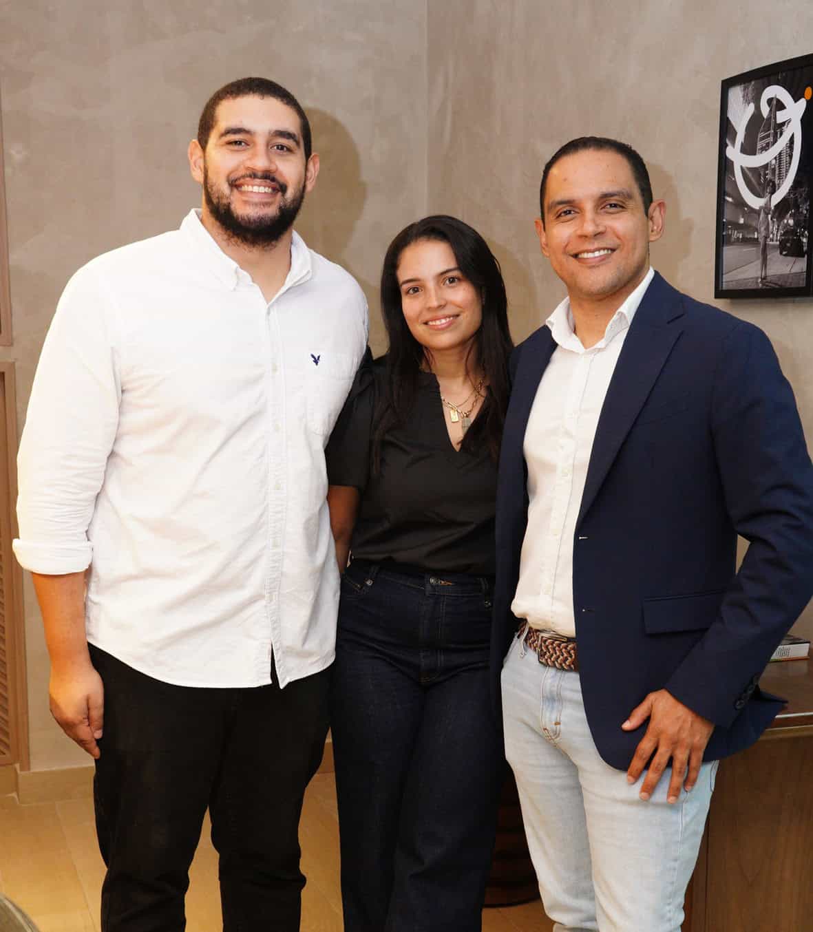 Carlos Morales, Lucero Nolasco y Miguel Familia.