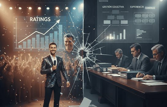 Entretenimiento no es credibilidad política