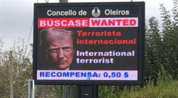 Trump wanted: un pueblo de España ofrece recompensa de medio dólar por el mandatario