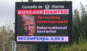 Trump wanted: un pueblo de España ofrece recompensa de medio dólar por el mandatario