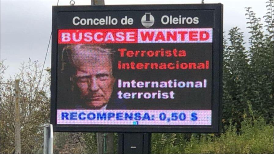 Trump wanted: un pueblo de España ofrece recompensa de medio dólar por el mandatario