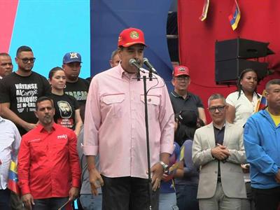 presión militar de EE. UU. sobre Venezuela y apoyo de Maduro