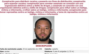 Embajada de EE. UU. difunde afiches del FBI de dos prófugos peligrosos con recompensa de US$10,000