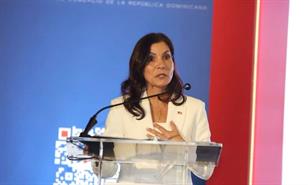 El discurso de la Embajadora y el Cardenal L&oacute;pez Rodr&iacute;guez