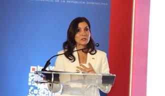 El discurso de la Embajadora y el Cardenal López Rodríguez