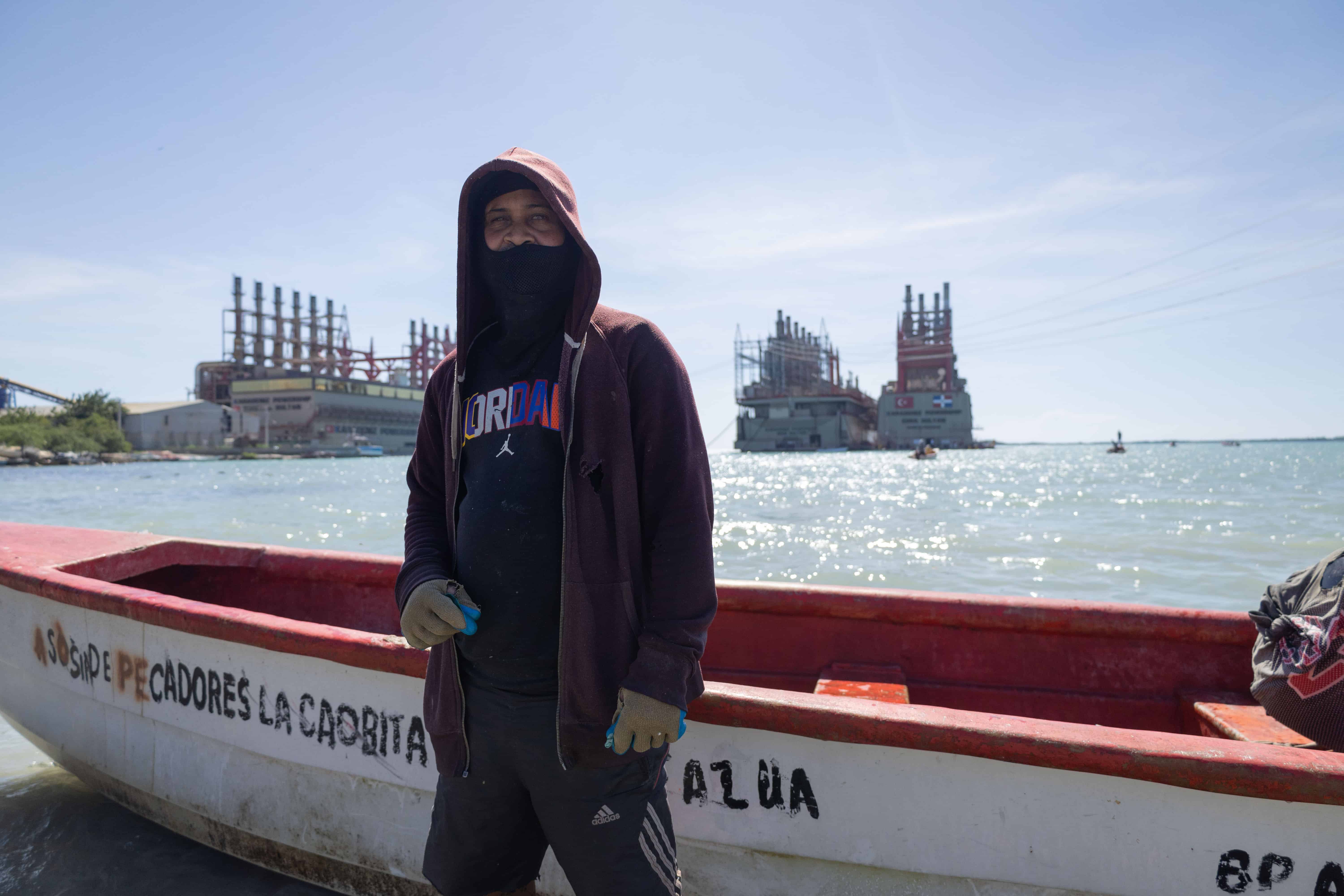 Yuderis Segura, es pescador y reside en la comunidad Barrera, provincia Azua.
