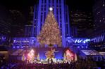 Nueva York ilumina famoso &aacute;rbol Rockefeller Center con villancicos de Marc Anthony y Michael Bubl&eacute;