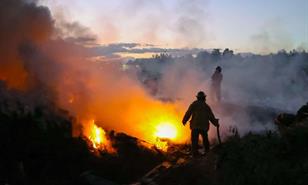 Se registra incendio en un vertedero improvisado en el sector Los Tres Brazos