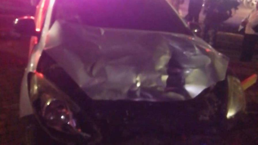 Muere hombre y otro resulta herido tras ser embestidos por vehículo en Santiago
