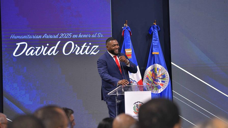 Cancillería reconoce a David Ortiz con el Premio Humanitario 2025 por su labor en favor de la niñez