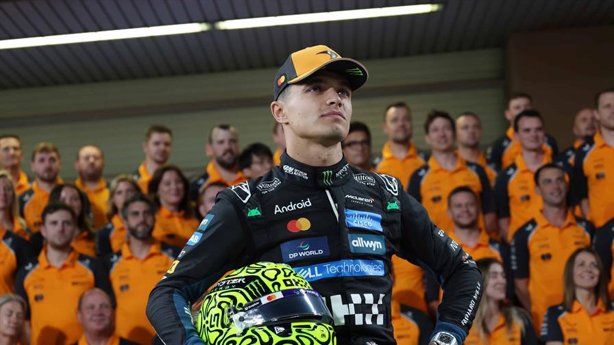 Norris vuelve a superar a Verstappen en los segundos libres de Abu Dabi