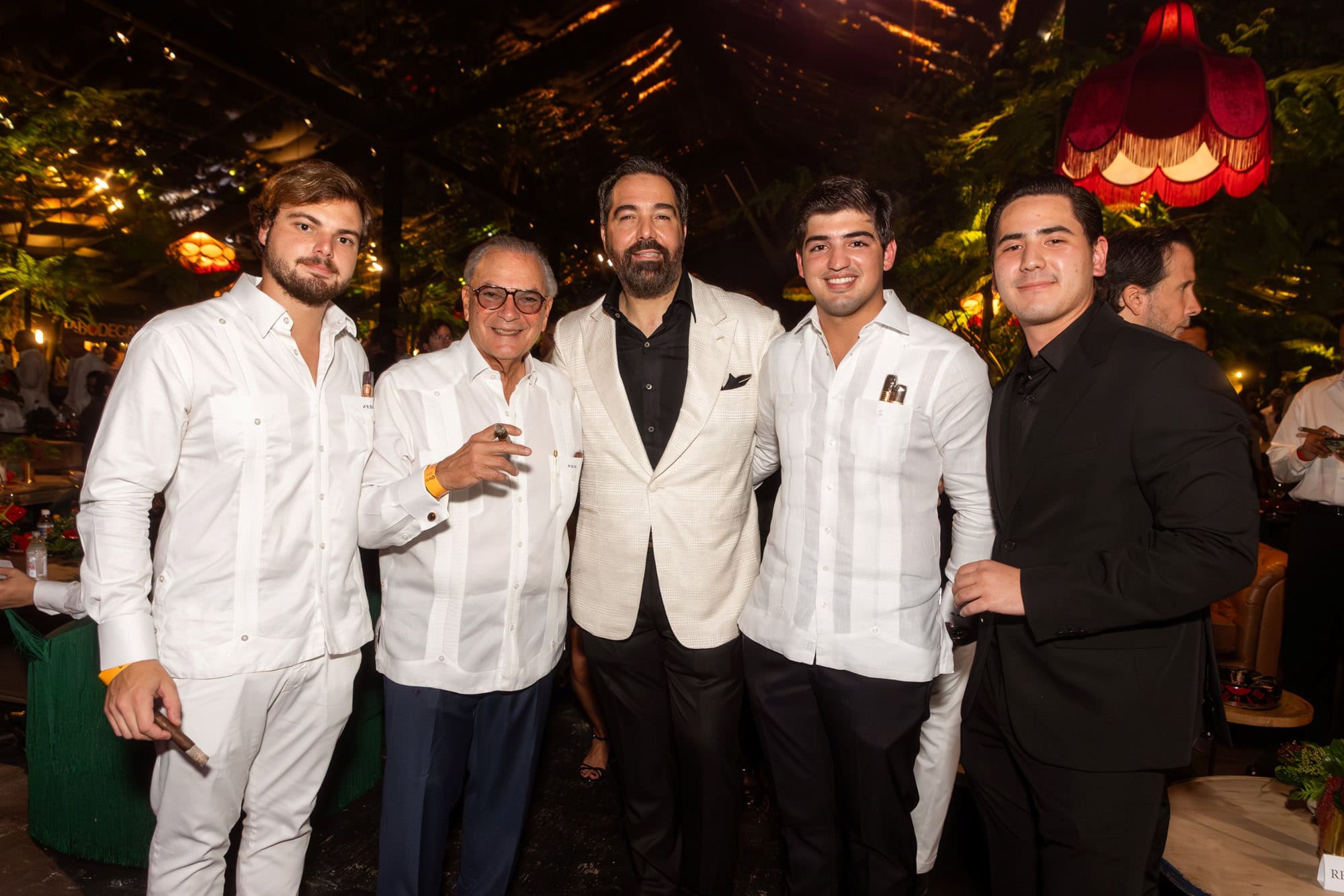Juan Tomas Diaz, Frank Rainieri, Ciro Cascella, Marcos de Parada y Gabriel Matsumoto.