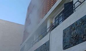 Se registra incendio en la cocina del despacho de la presidencia de la Cámara de Diputados