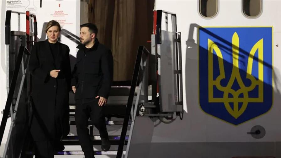 La policía de Irlanda investiga incidente con drones a la llegada de Zelenski a Dublín