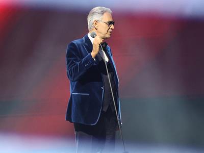 Andrea Bocelli da concierto en Casa Blanca para Trump y sus aliados