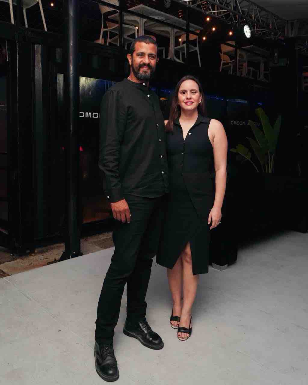 Ico Abreu y Carmela Raful.