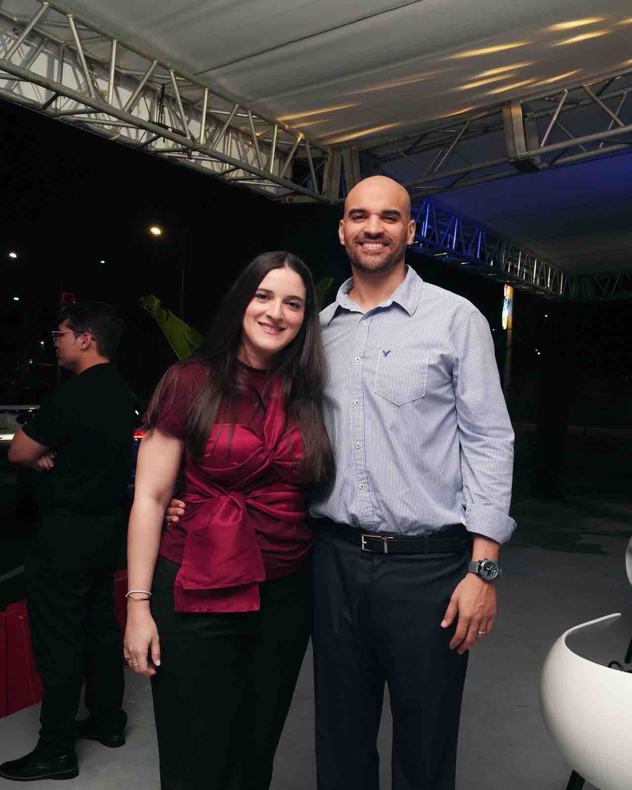 Pamela Polanco y Jaime Lama.