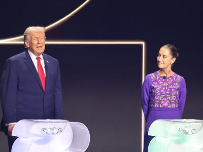 Sheinbaum y Trump discuten sobre la Copa Mundial Fútbol 2026