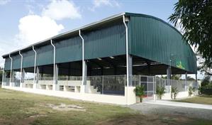 Presidente Abinader y ministro Kelvin Cruz inauguran techado multiuso en Campamento Militar