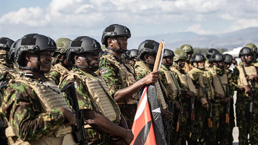 Haití recibe 230 policías kenianos para reforzar la lucha contra las bandas armadas Haití recibe 230 policías kenianos para reforzar la lucha contra las bandas armadas