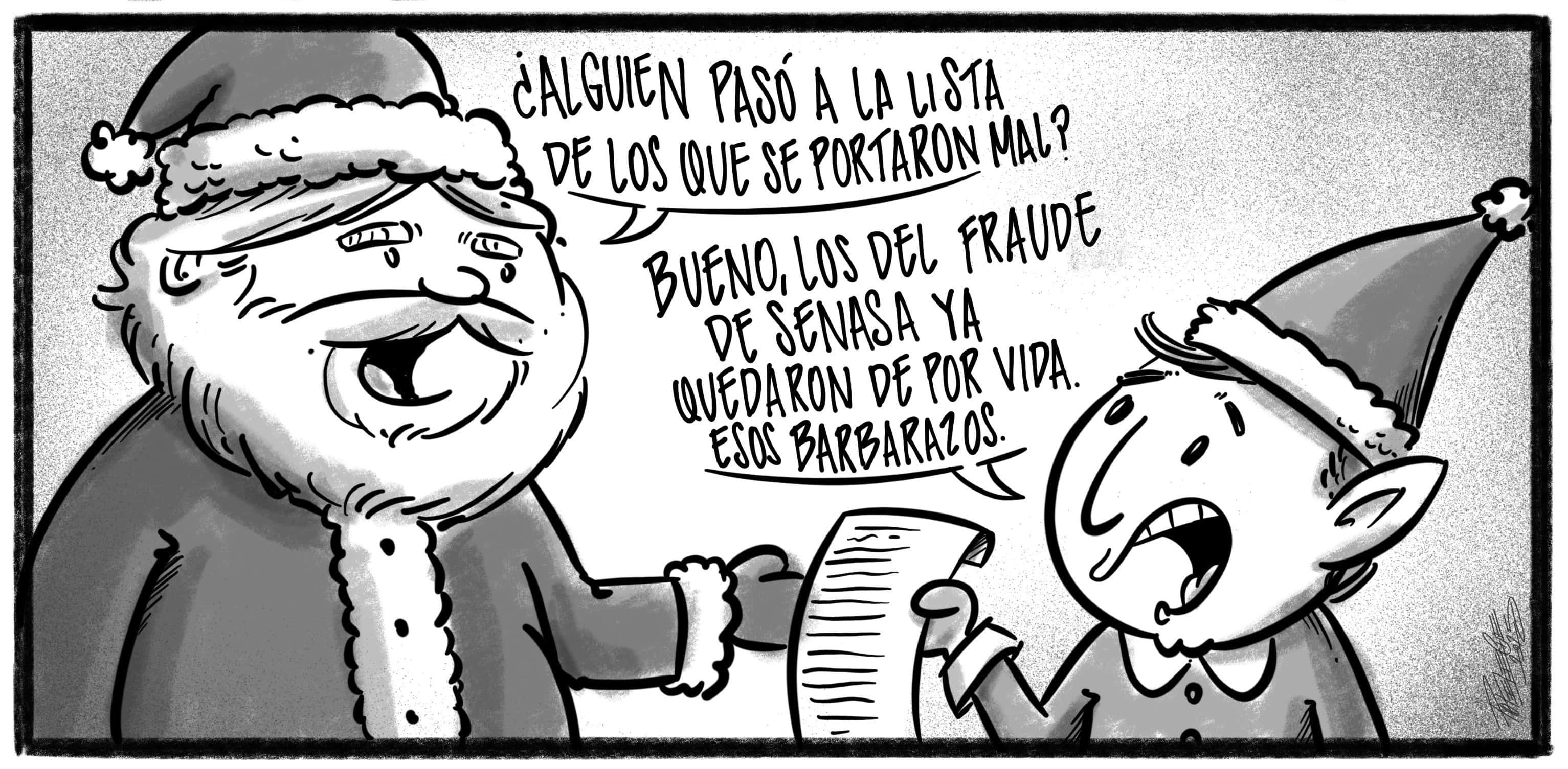 Caricatura de Noticiero Poteleche 10 diciembre 2025