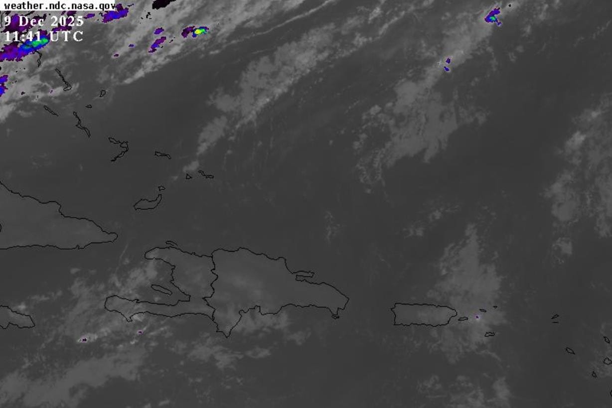 Mayormente soleado en gran parte del territorio dominicano por sistema anticiclónico Mayormente soleado en gran parte del territorio dominicano por sistema anticiclónico