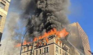 Decenas de familias perdieron su hogar tras incendio en edificio de Nueva York