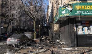 Al menos seis heridos leves tras aparatoso incendio en edificio de viviendas de Nueva York