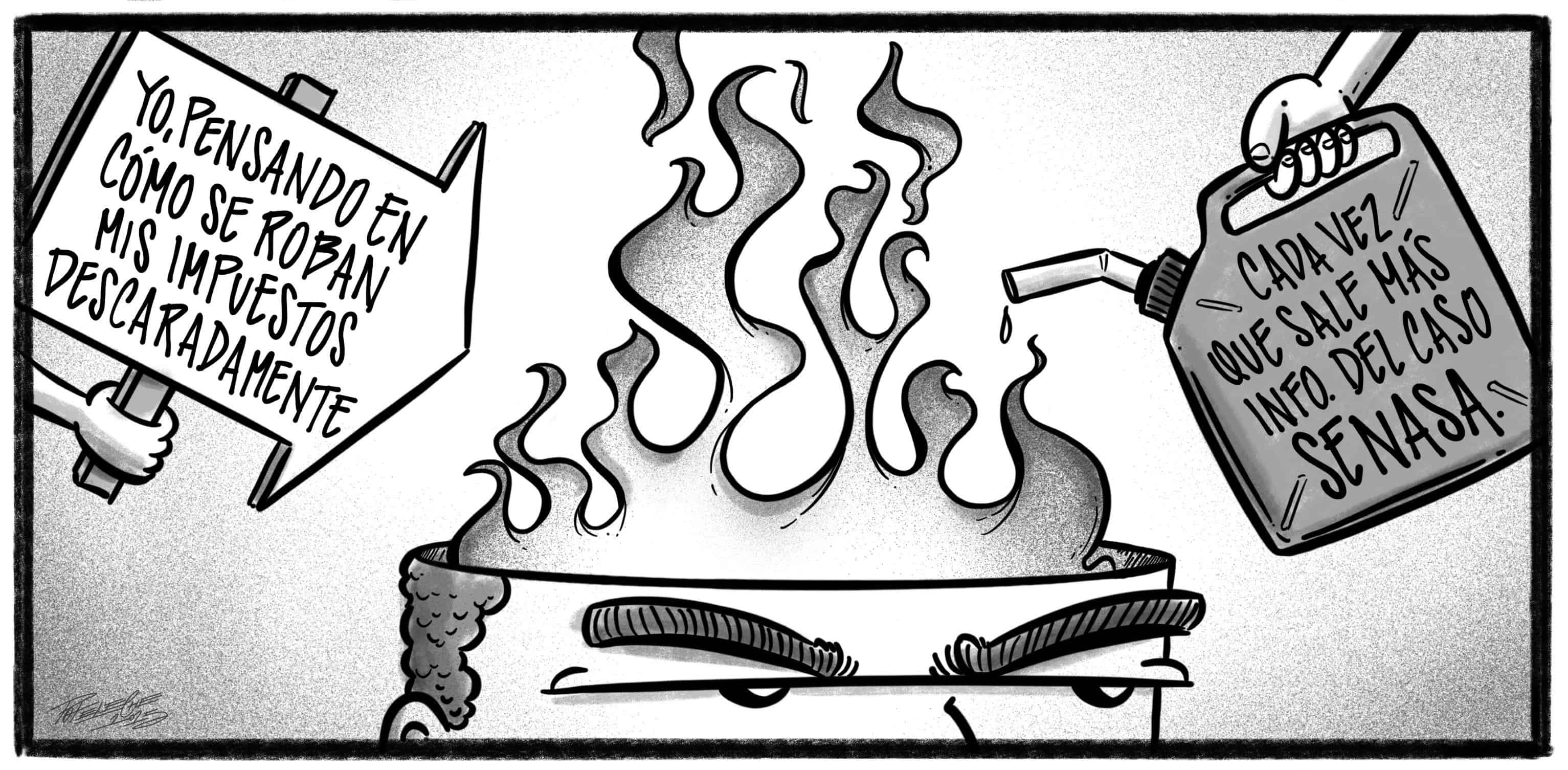 Caricatura de Noticiero Poteleche 11 diciembre 2025