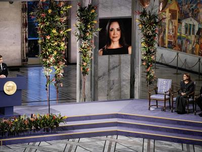 María Corina Machado salió de Venezuela en barco camino a Oslo