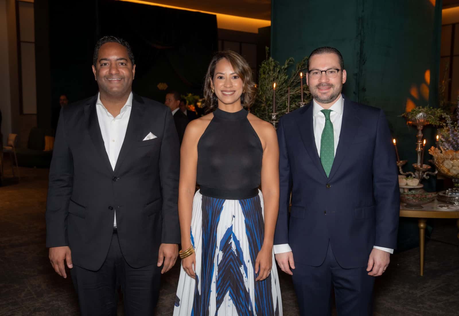 Benny Metz, Estefanie Marte y Jaime Senior.