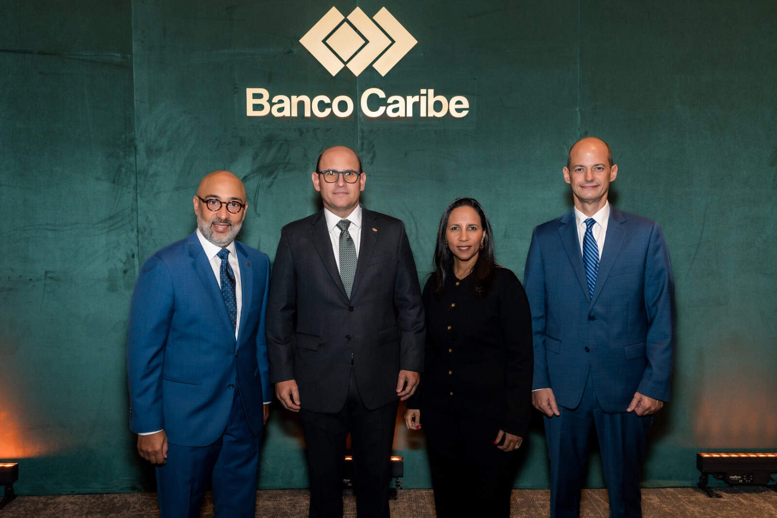 Lawrence Michel Abreu, Edgar Del Toro, Jacqueline Mora y Alejandro Cambiaso.